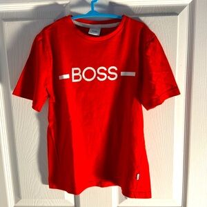 Hugo Boss Boys Red T-Shirt